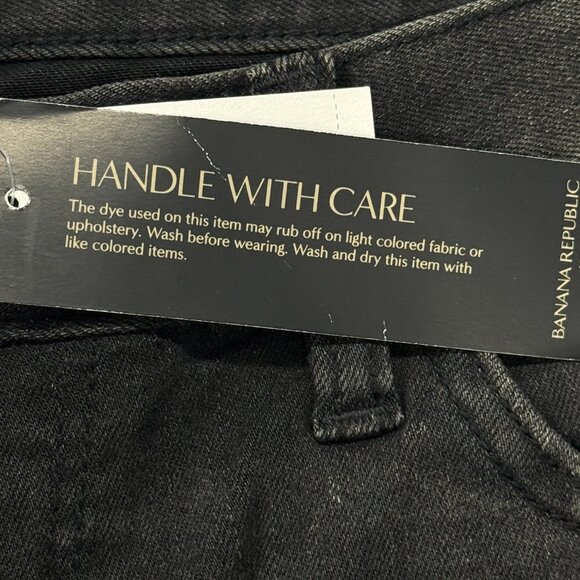 Banana Republic Traveler Jeans Mens 34 x 34 Athletic Black NWT Denim Stretch - Picture 7 of 13